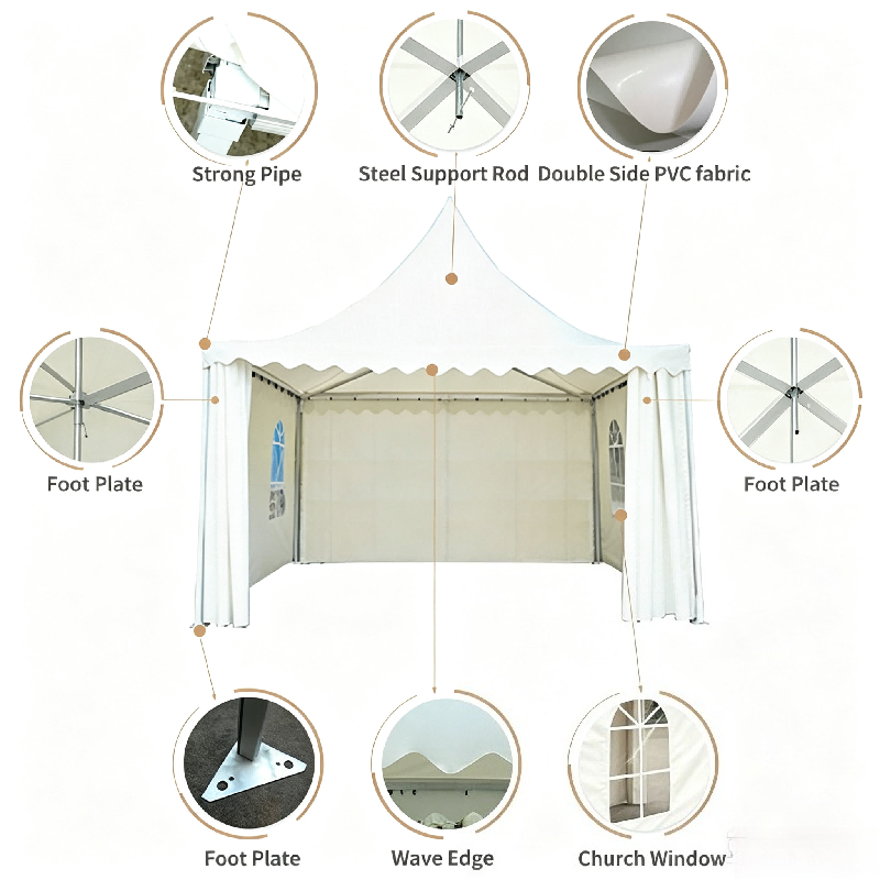 Custom Size Peak Pagoda Portab - Outdoor Furniture European review and price