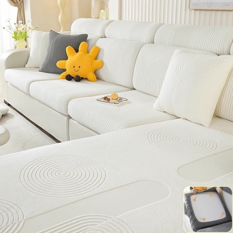Elastic Jacquard Velvet Sofa C - Outdoor Furniture Xl review and price