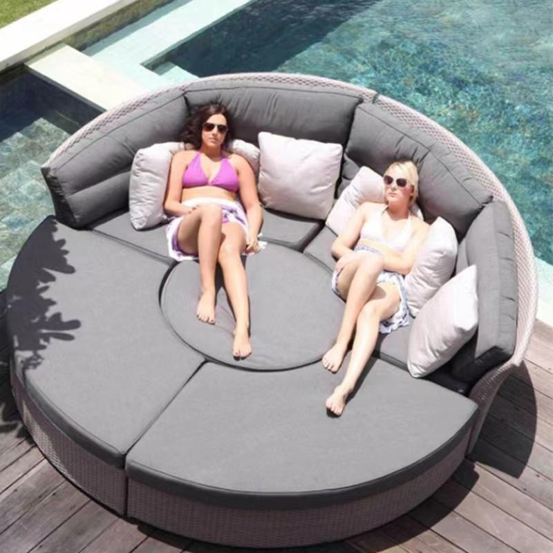 Outdoor Rattan Round Daybed So - Outdoor Daybed Furniture review and price