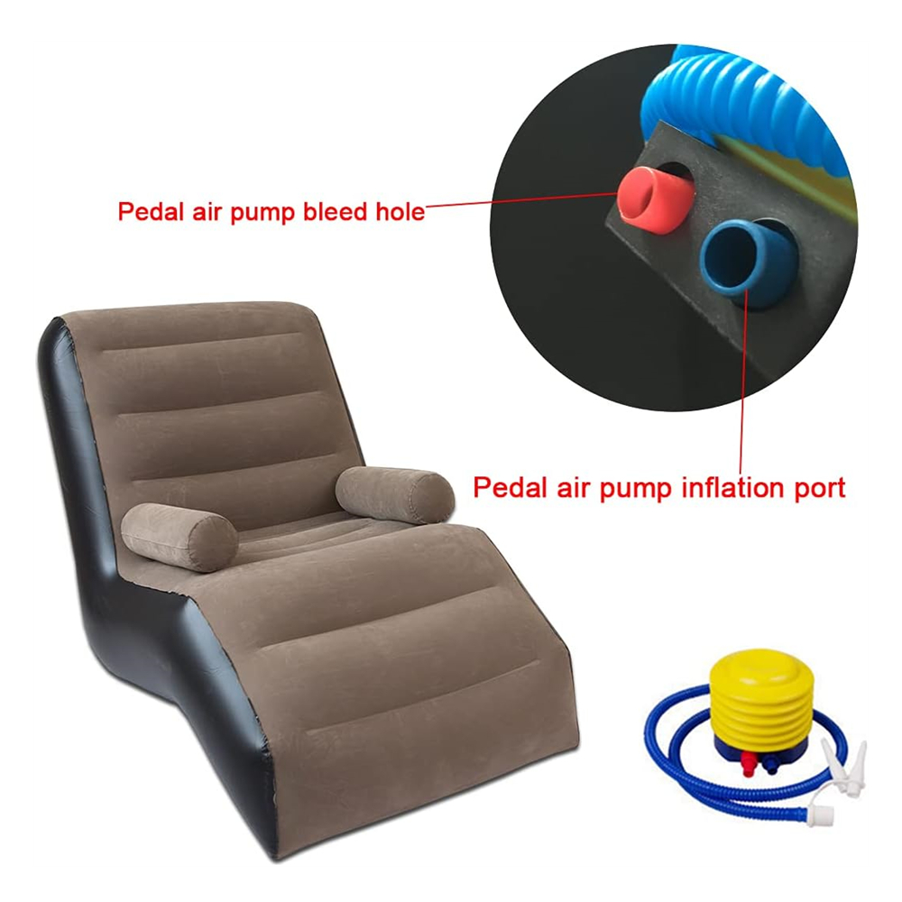 Folding Lazy Sofa,Inflatable L - Outdoor Daybed Furniture review and price