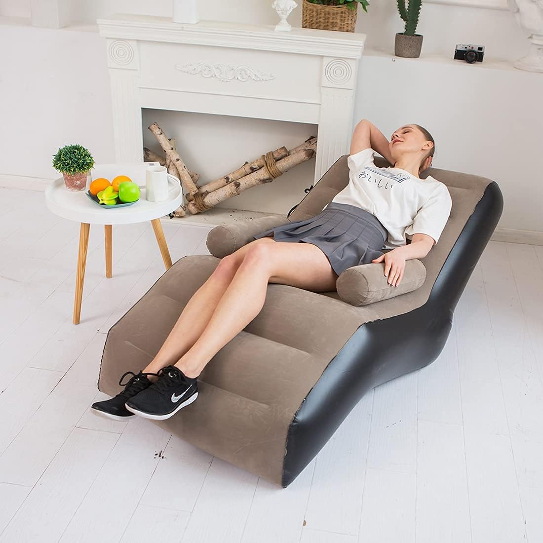 Folding Lazy Sofa,Inflatable L - Outdoor Daybed Furniture review and price