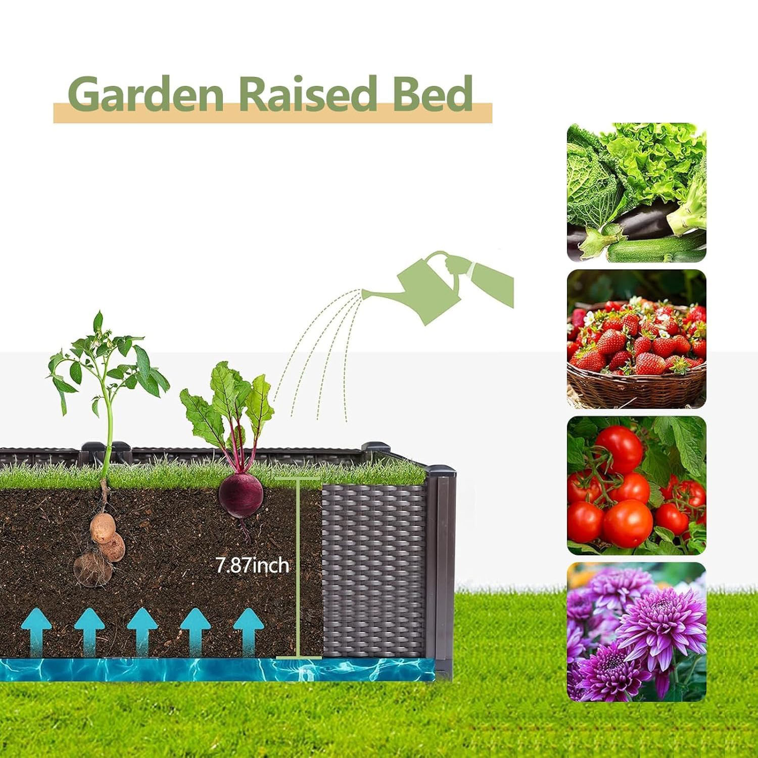 Self-Watering Raised Garden Be - Outdoor Daybed Furniture review and price