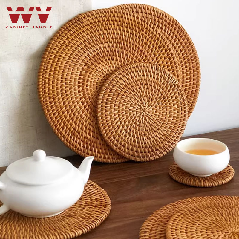 10-20cm Pot Mats Handwoven Rat - Outdoor Furniture Cafe review and price