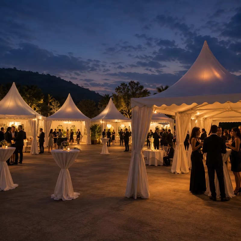 Customizable White Pagoda Tent - Outdoor Furniture European review and price